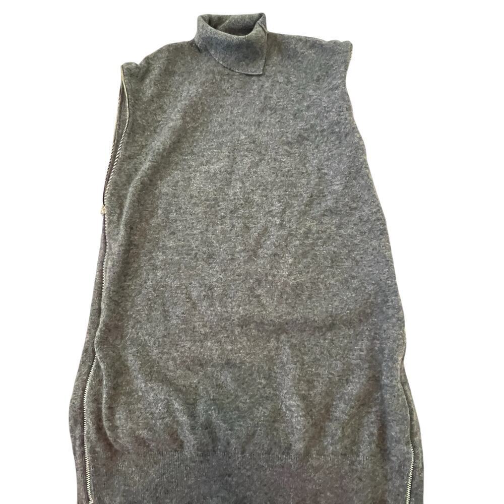 Vintage Neiman Marcus Pure Cashmere Gray Turtleneck Sweater   S​